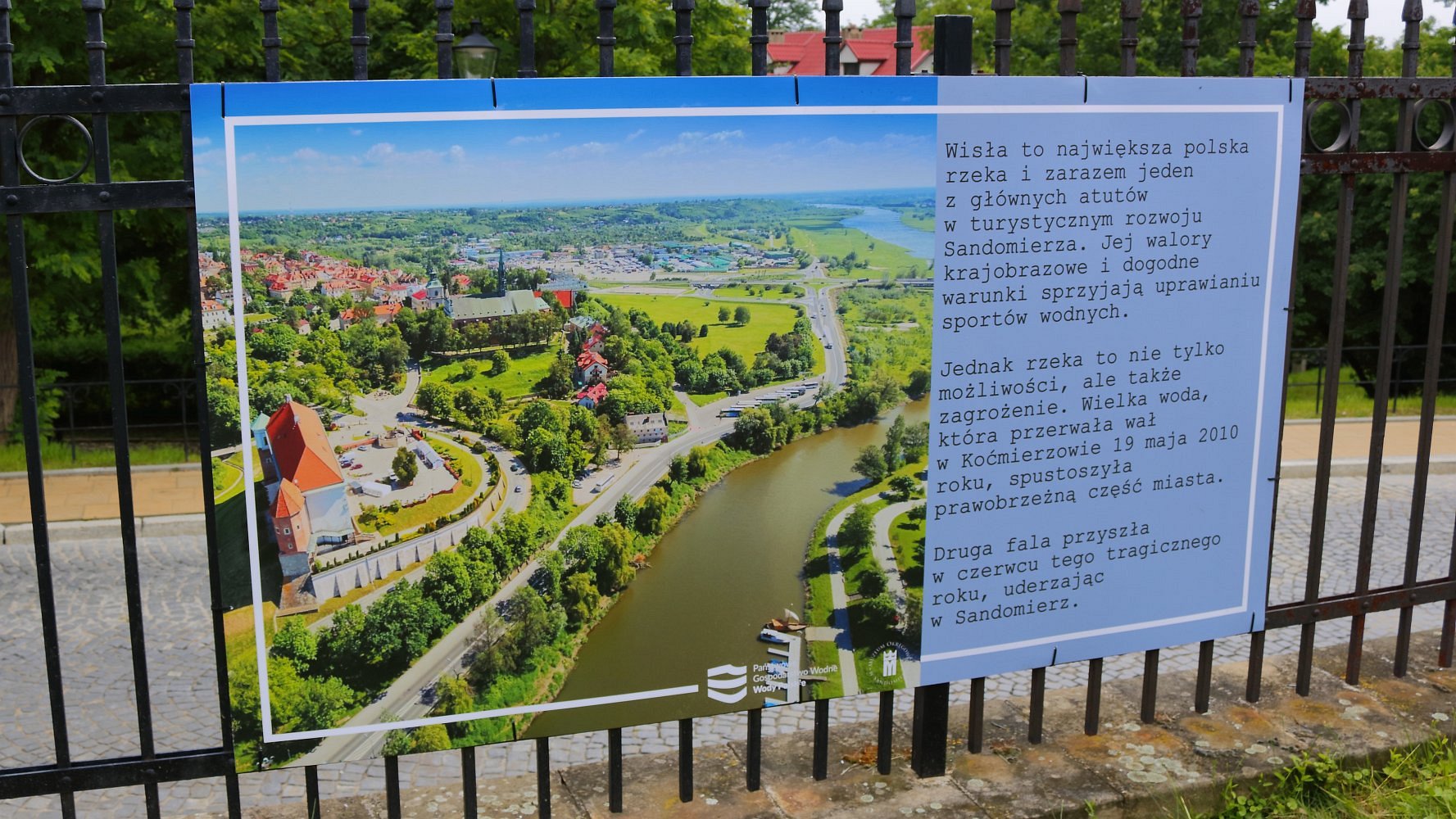 Wisła w Sandomierzu – 10 lat po powodzi