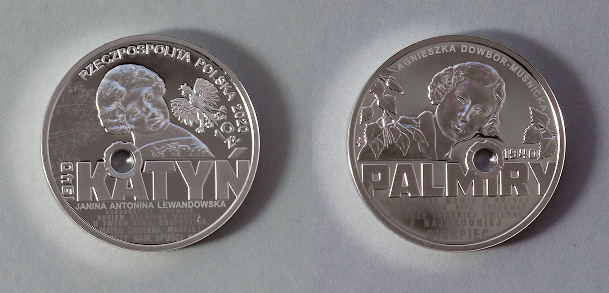 Moneta Katyń-Palmiry 1940 o nominale 10 zł
