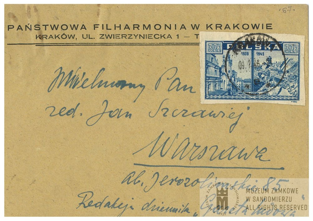 List Jana Maklakiewicza do Jana Szczawieja