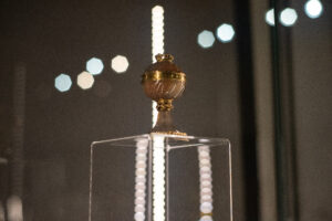 Wystawa "Srebro i sól. Solniczki z Muzeum Żup Krakowskich Wieliczka". Fot. Grzegorz Lipiec/MZS