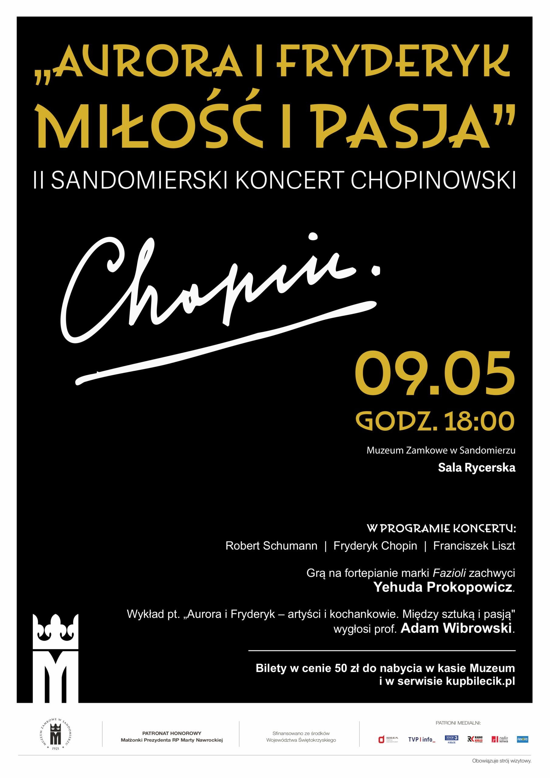 II Sandomierski Koncert Chopinowski już 9 maja!