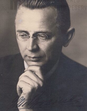 Zdjęcie Gustawa Morcinka z autografem z 1935 r.