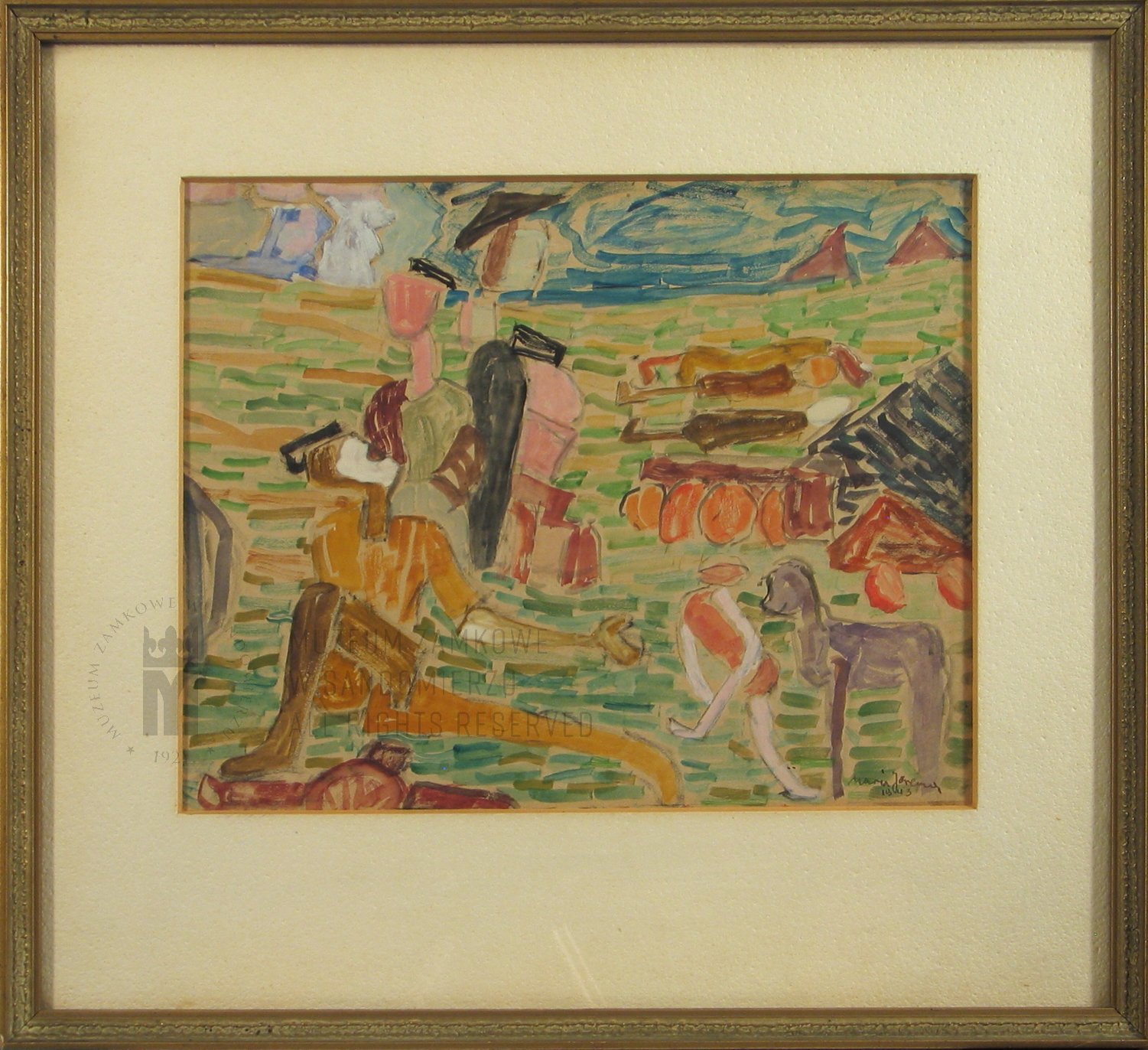 Maria Jarema (1908-1958) – obraz „Wojna”