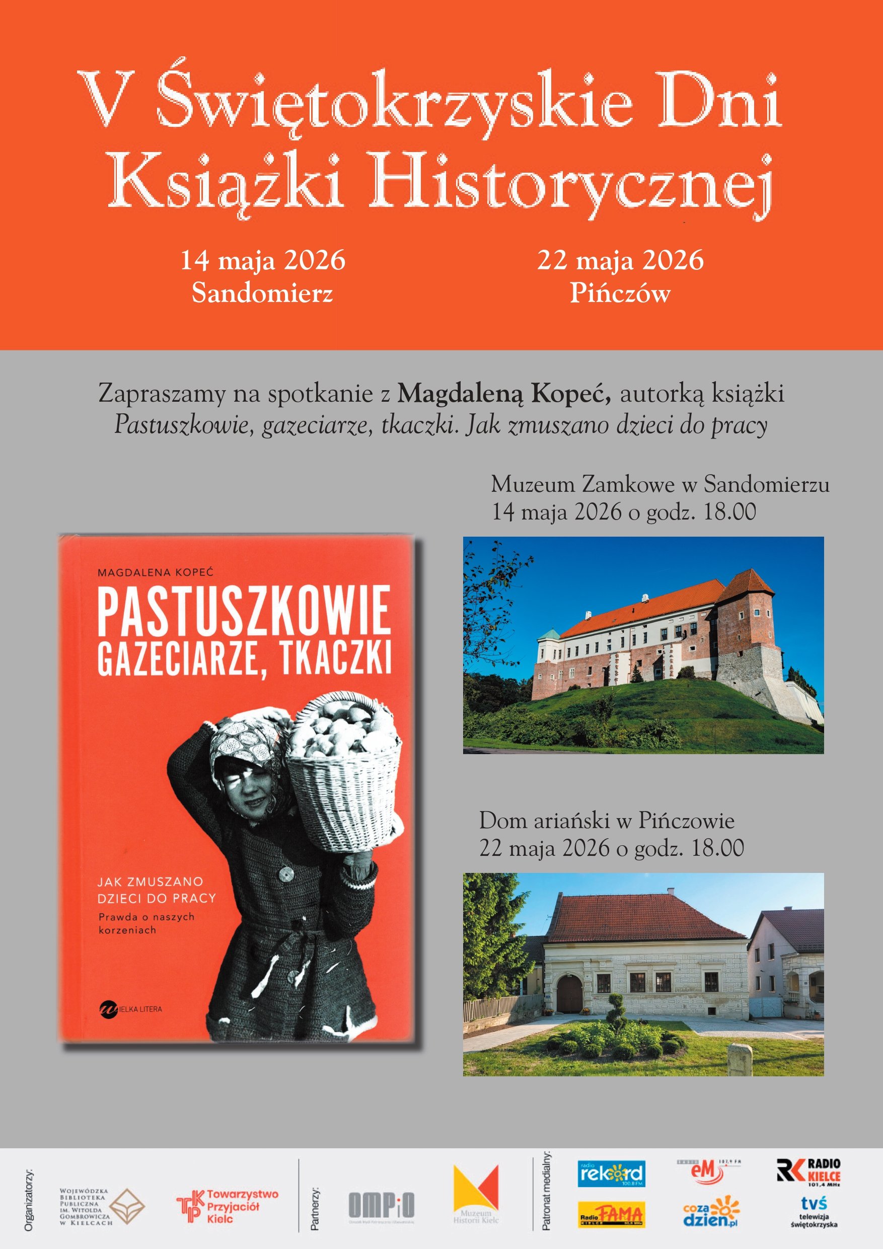V Świętokrzyskie Dni Książki Historycznej w Zamku Królewskim