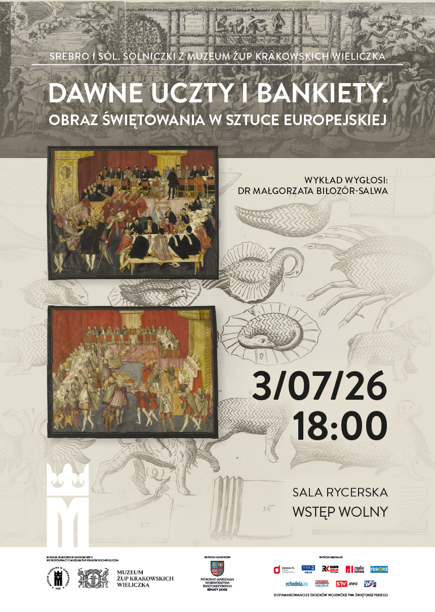 Plakat "Dawne uczty i bankiety"