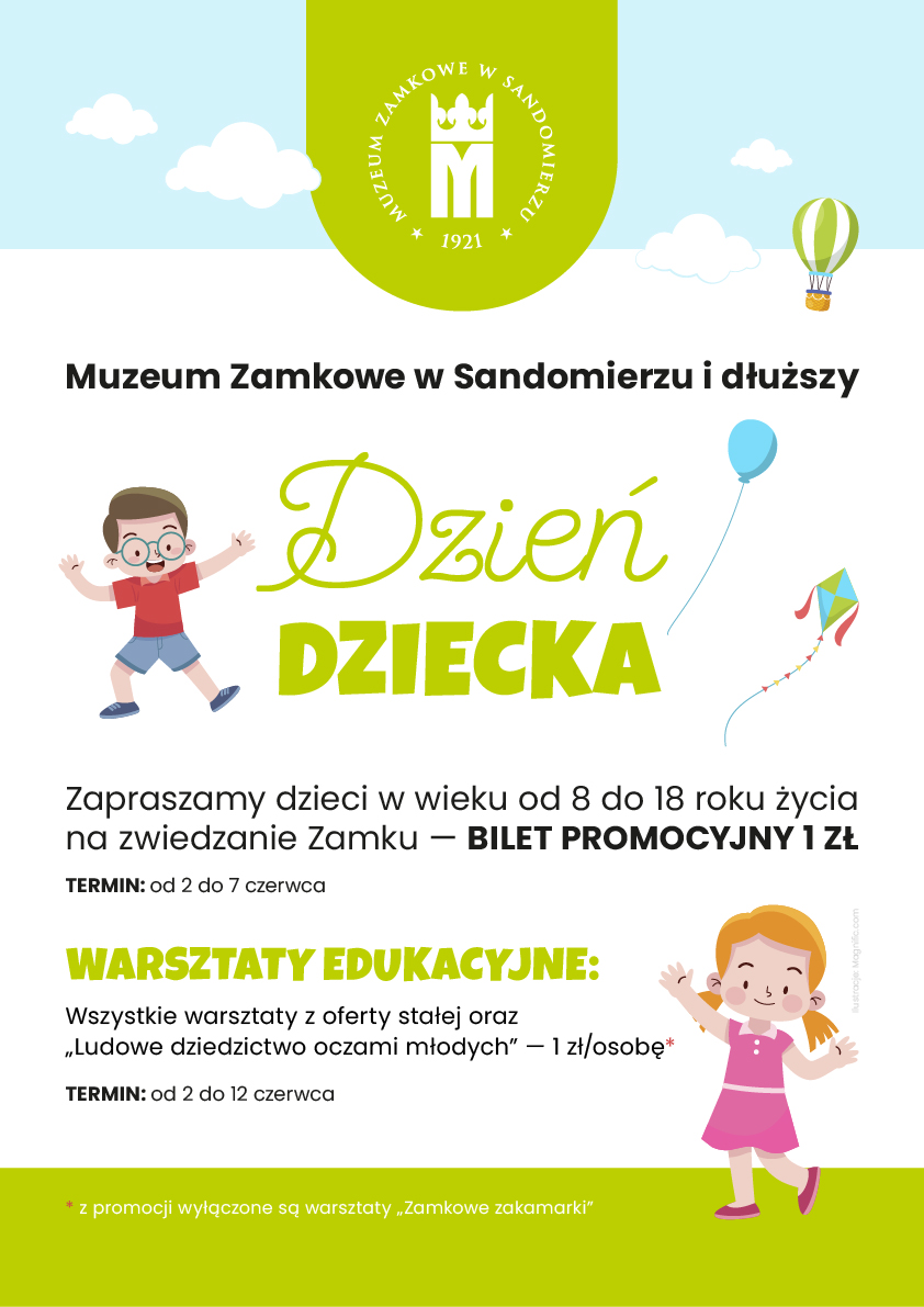 Dzień Dziecka w Muzeum Zamkowym w Sandomierzu.